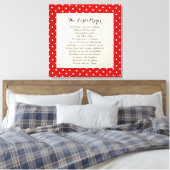 24 x 24 Das Gebet des Herrn Leinwanddruck (Insitu (Schlafzimmer))