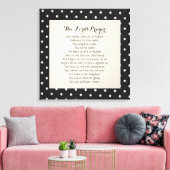 24 x 24 Das Gebet des Herrn Leinwanddruck (Insitu (Wohnzimmer))