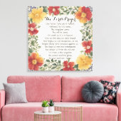 24 x 24 Die Leinwand des Herrn zum Gebet drucken (Insitu (Wohnzimmer))