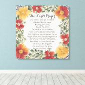 24 x 24 Die Leinwand des Herrn zum Gebet drucken (Insitu (Holzboden))