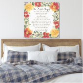 24 x 24 Die Leinwand des Herrn zum Gebet drucken (Insitu (Schlafzimmer))