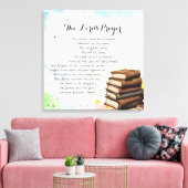 24 x 24 Die Leinwand des Herrn zum Gebet drucken (Insitu (Wohnzimmer))