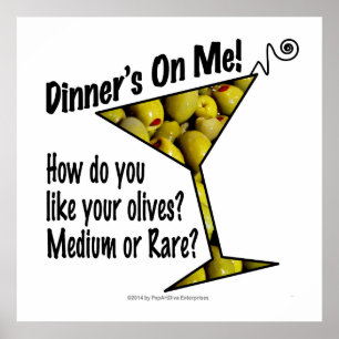 24" X 24" PLAKAT - MITTELMAß oder SELTENE MARTINI