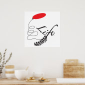 24" x 24" Poster (Küche)