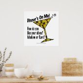 24" X 24" POSTER - MEDIUM oder seltene MARTINI OLI (Küche)