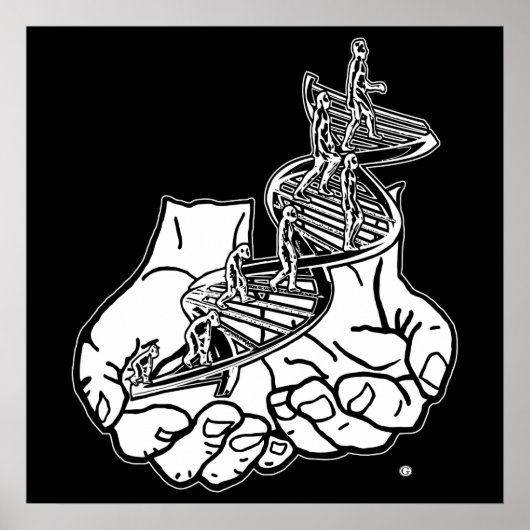 24" x 24", schwarzes werteposterpapier (Matte) Poster (Vorne)