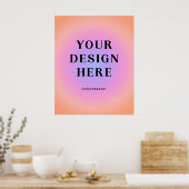 24 x 30 Vertikal gedruckte Kunst Poster (Küche)