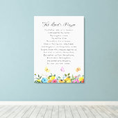 24 x 32 Die Leinwand des Herrn zum Gebet drucken (Insitu (Holzboden))