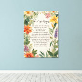 24 x 32 Die Leinwand des Herrn zum Gebet drucken (Insitu (Holzboden))