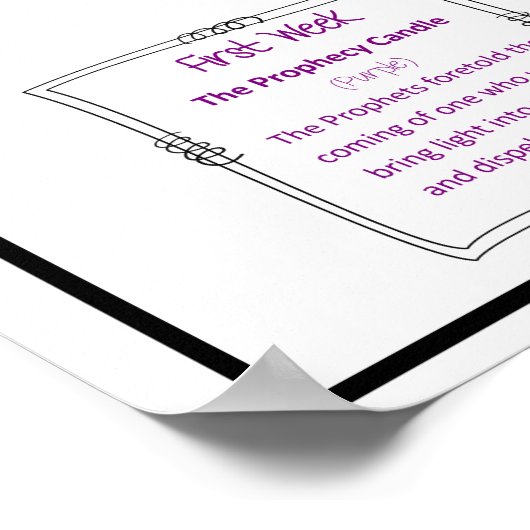 24" x 36" Advent Poster (Ecke)