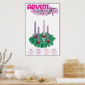 24" x 36" Advent Poster (Küche)