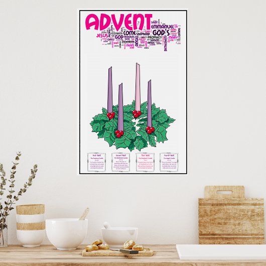 24" x 36" Advent Poster (Küche)