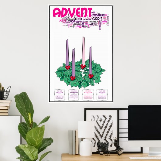 24" x 36" Advent Poster (Heimbüro)