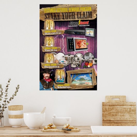 24 x 36 Prämien für die Antragsbearbeitung Poster (Küche)