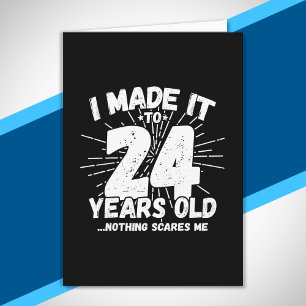 24 Year Old Birthday - Funny 24th Birthday Meme Karte