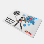 24 Zoll x 36 Zoll Fußmatte (Schrägansicht)