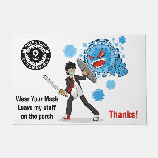 24 Zoll x 36 Zoll Fußmatte (Vorderseite)