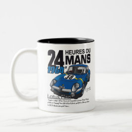 24h von Le Mans 1964' Lotus Elan Zweifarbige Tasse
