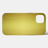 24k Dunkelbrushed Metal Look Case-Mate iPhone Hülle (Rückseite (Horizontal))