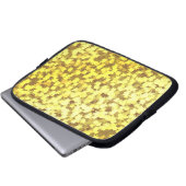 24k Gold Leaf Camouflage Laptopschutzhülle (Vorne Knopf)