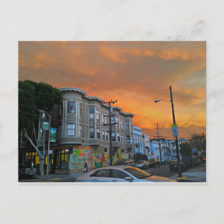 24th Street @ Dusk - San Francisco, CA Postkarte