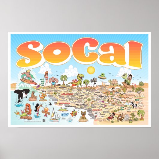 24X16 SoCal Poster (Vorne)