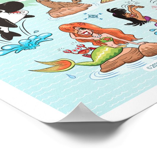 24X16 SoCal Sunset Poster (Ecke)