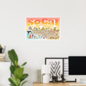 24X16 SoCal Sunset Poster (Heimbüro)