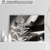 24x18"Terra’s Tender Whisper Abstract Brown Flower Leinwanddruck