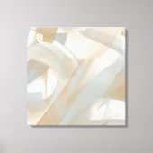 24x24" Sandy Tornado Trend Abstrakt Art Beige Leinwanddruck (Vorderseite)