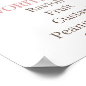 24x30 Boho Blumenbunny 1. Geburtstag Meilenstein Poster (Ecke)