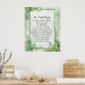 24x30 Das Lord's Prayer Poster drucken (Küche)