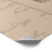 24X30 Französische botanische Illustration Spider  Poster (Ecke)