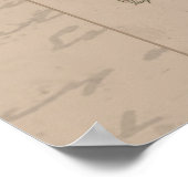 24X30 Französische botanische Illustration Süße Er Poster (Ecke)