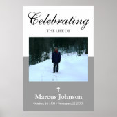 24x36 Begräbnisplakat Poster (Vorne)