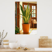 24x36 Entryway-Schlange-Pflanze Poster (Küche)
