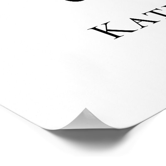 24x36 Forever in unserem Herzen Foto Begrüßung Poster (Ecke)