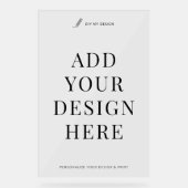 24x36" - kundenspezifisches Design für Akrylic-Eve Acrylschild (Vorderseite)