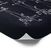 24x36"-Optiktisch (Blueprint)-POSTER Poster (Ecke)