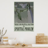 24x36 spirituelles Problem Politisches Poster (Küche)