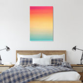 24x36 Zoll Modern Rainbow Sky Red Yellow Blue Leinwanddruck (Insitu (Schlafzimmer))