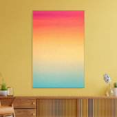24x36 Zoll Modern Rainbow Sky Red Yellow Blue Leinwanddruck (Insitu (Wohnzimmer))