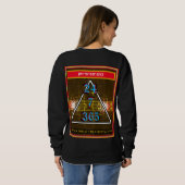 24X7X365 Durchhaltevermögen Sweatshirt (Schwarz voll)