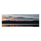 24x8 Hood Canal & the Olympic Mountains at Sunset Fotodruck (Vorne)