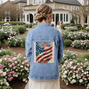 250. America Liberty 1776 Freiheit feiern Anniv Jeansjacke