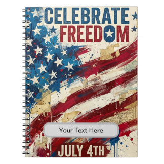 250. America Liberty 1776 Freiheit feiern Anniv Notizblock
