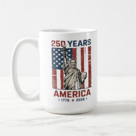 250. America Liberty Statue Obama Patriotische Str Kaffeetasse