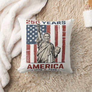 250. America Liberty Statue Obama Patriotische Str Kissen
