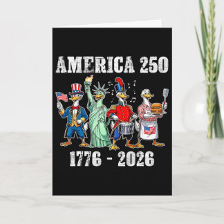 250 Amerika Jahre 1776 2026 250. Geburtstag Gans U Karte
