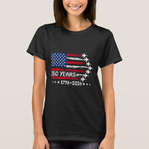 250 Amerika Jahre 1776 2026 Kampfjets 250. T-Shirt